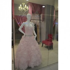 Pink Elegant Wedding Dress